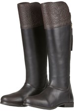2023 Dublin Womens Nore Country Boots 1018343008 - Dark Brown